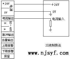 智能旋进旋涡流量计接线方法2
