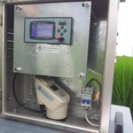 灌溉水利用系数测算分析-安装超声波水位计